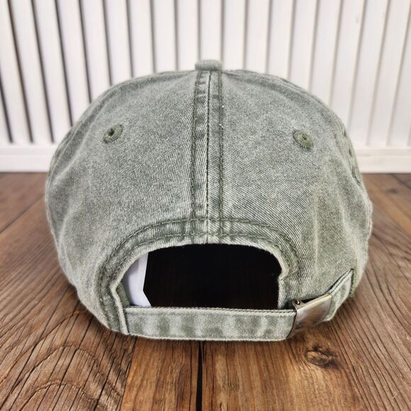 ECO ReptileShirts Embroidered Kestrel Bird Hat Cap Olive Green Cotton Mom Garden - Picture 5 of 10